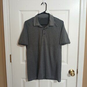 Lululemon  Polo Shirt Men Heathered Gray Size M